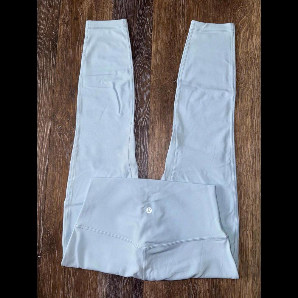Lululemon Align High Rise 25” Double Lined, Powder Blue Size 8